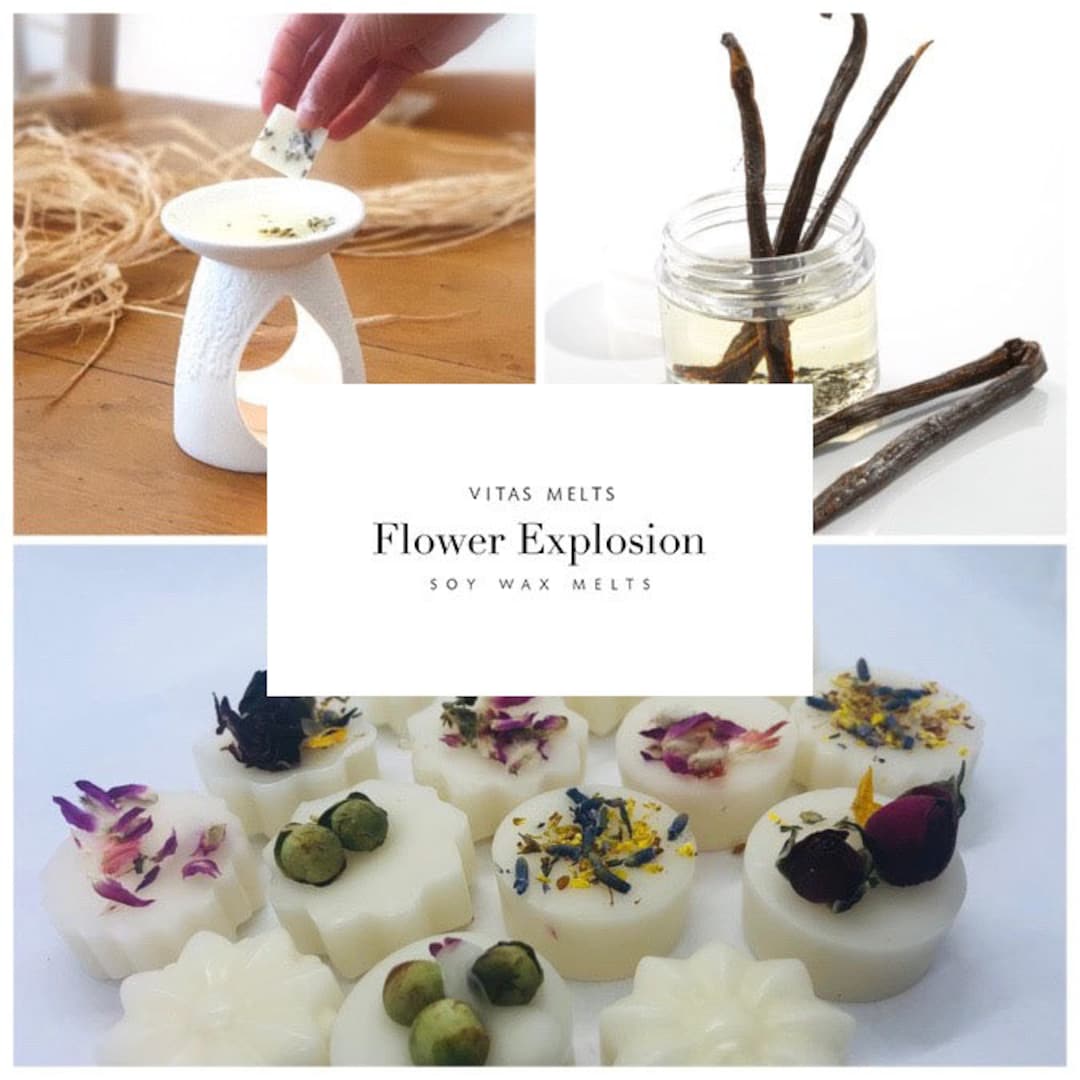 15 Flower Wax Melts Mixed Dry Flowers Wax Melts Soy Melts Etsy