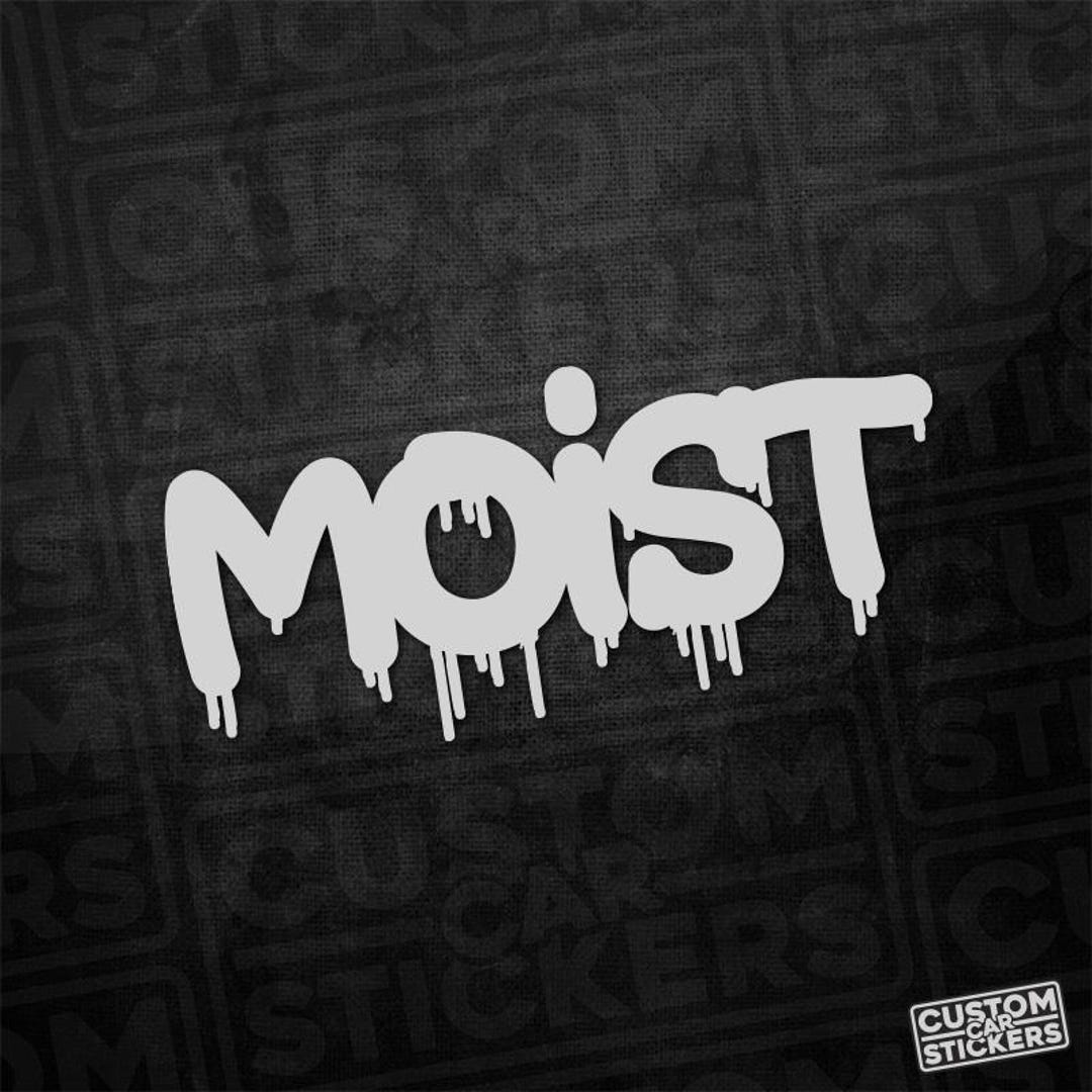 Moist Sticker, Funny Car Van Laptop Decal Graphic - Etsy