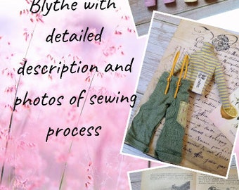 Pdf pattern of long sleeve for Blythe.