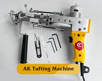 Cut Pile Tufting Gun Original AK-I Rug Making kit Rug Gun Machine Starter  kit tufting Needle Carpet Gun Machine kit Rug Maker Rug tufting Gun Kit