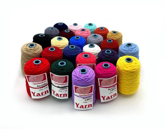 400g \ 0.9 lb Rug Yarn, # 1-70 Tufting Yarn +Cones for Tufting gun / Punch needle  Acrylic Yarn handmade rug yarn