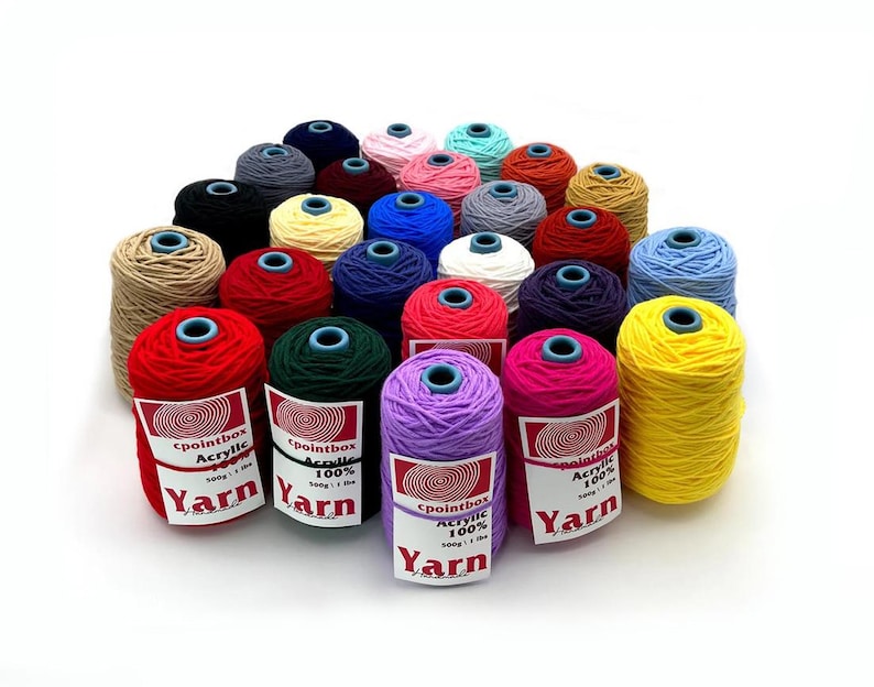 400g Woll-Teppichgarn #1-70 Tuftinggarn + Konen für Tuftingpistole/Stanznadel handgeknüpftes Garn Bild 1