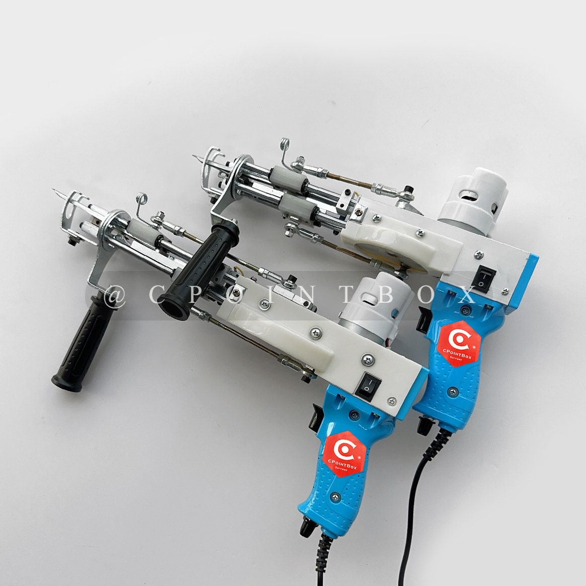 Elektrisch tapijt tuftpistool lus stapel gesneden stapel 2 in 1 tapijt weven stroomden tapijt pistool machines, tapijt tuft pistool kit DIY