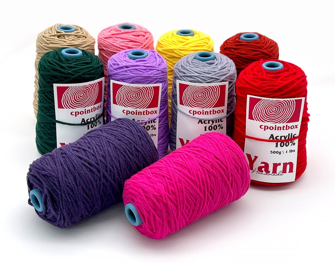 1000g 2.2 Lb Tufting Yarn 7190 Color, 8 Ply Tufting Yarn With Cones