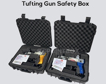 Suitcase for tufting gun \ ak,vk,td,the duo tufting machine \ fits all tufting gun for storage