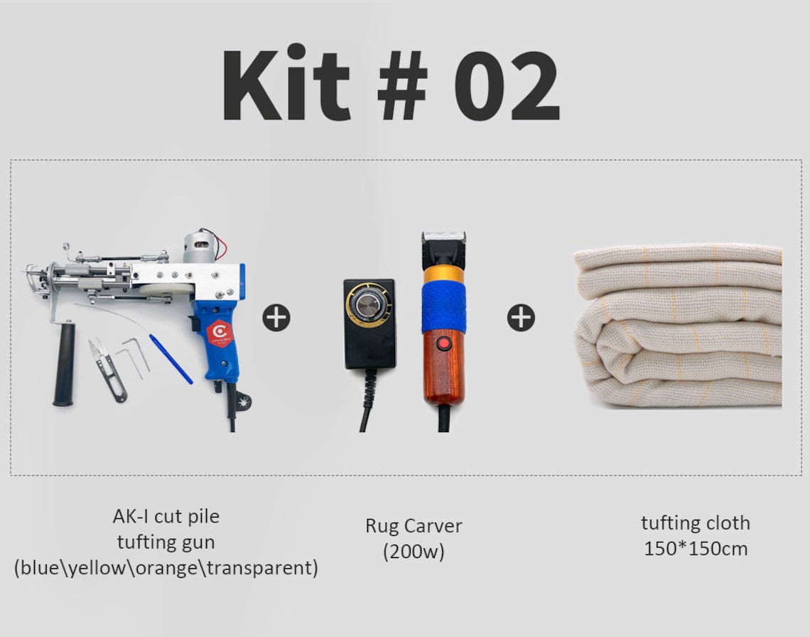 Tufting Kit AK Tufting Gun the Duo Tufting Gun tufting Etsy