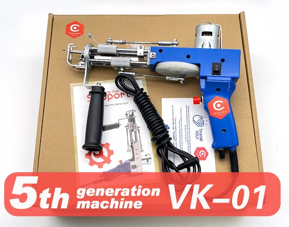 New VK-01 Cut Pile Tufting Gun pink Tufting Gun Fifth-generationtufting  Machine 150x150cm 