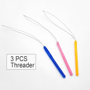 3 STK Fädelnadel , Garnfädel für Tufting Gun + Craft Snipper Schere \ Häkeln \ Nähen \ Stricken \ Basteln