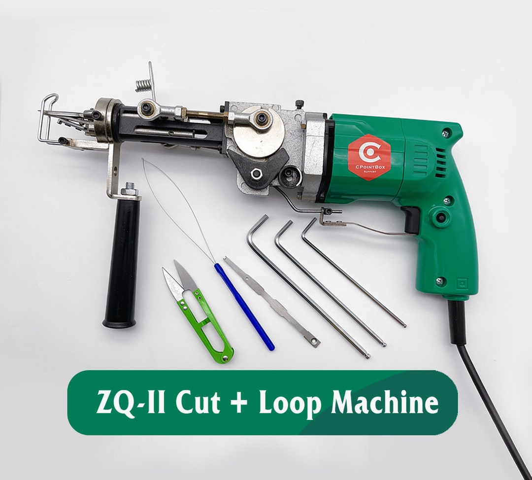 New ZQII Cut Pile Loop Pile Tufting Gun Gift 150x150cm Monks Cloth