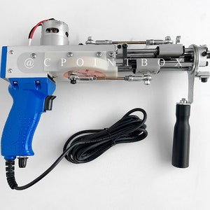 THE DUO Cut & Loop Pile Tufting Gun 2 in 1 Tufting Machine Carpet Tufting Tools Blue Color Machine image 3