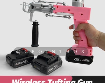 Nuevo Pistola de Tufting inalámbrica 2 en 1, herramienta para cortar pilas y bucles, alfombras