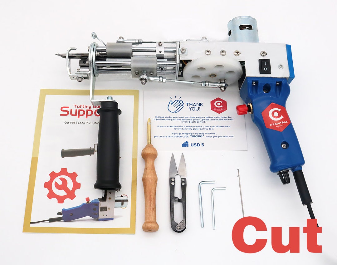 Freeshipping - Cut Pile Tufting Gun, Rug Tufting Machine,handmade Rug ...