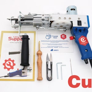 FreeShipping Cut Pile Tufting Gun, Rug Tufting Machine,Handmade Rug Make Tool image 1