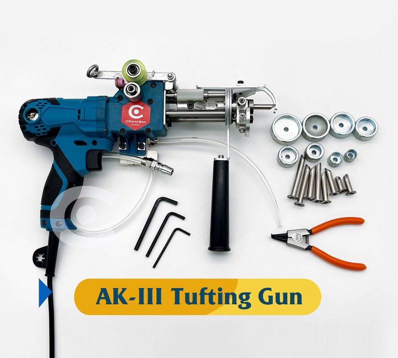 AK-III Pneumatic Tufting Gun,Tufting Machine, Rug Tuft Machine, Handmade Rug Make Tool image 1