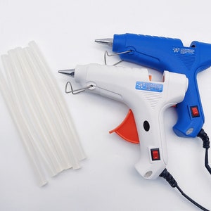キット \ 60W ホットメルトグルーガン + 10 個 11 x 190 mm グルースティック タフティングラグ/手作り/陶器/布地/紙/プラスチック/木材用