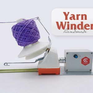 Etcokei Electric Yarn Ball Winder for Crocheting & Knitting, Large Capacity  (Up to 10oz), Automatic Yarn Baller Winder, Stepless Speed (2 Min/Ball),  Crochet tools, Knitting supplies (Patented) : : Home