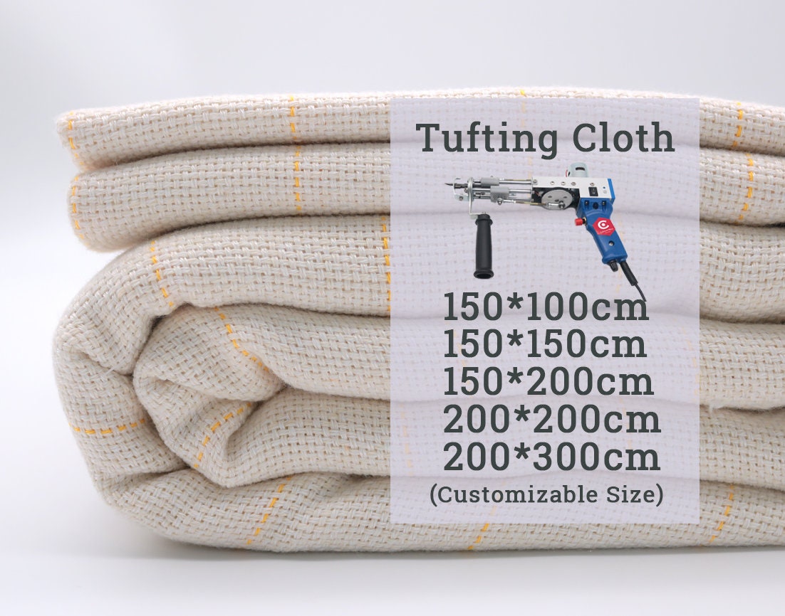 Primary Tufting Cloth with Marked Lines, Large Size Turkey