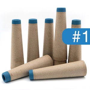 Conos de hilo de cartón, tamaño pequeño n.° 1 Conos de hilo viejos, Conos para manualidades, Conos de hilo para hacer mechones