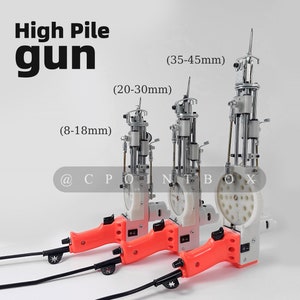 The DUO Pro High pile Tufting Gun \ Orange Cut & Loop Pile \ 2 in 1 Tufting Machine \ Carpet Tufting Tools \ long pile Machine