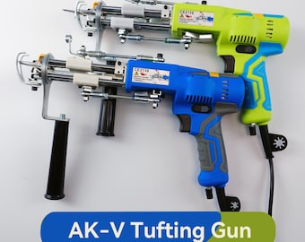 New AK-V Silent Tufting Gun Cut Pile Loop Pile Tuft Gun \ Tufting Machine \Rug tuft gun