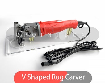 New V Shaped Rug Carver \ Carpet Carving Tool  for handmade Rug \ Freeshipping