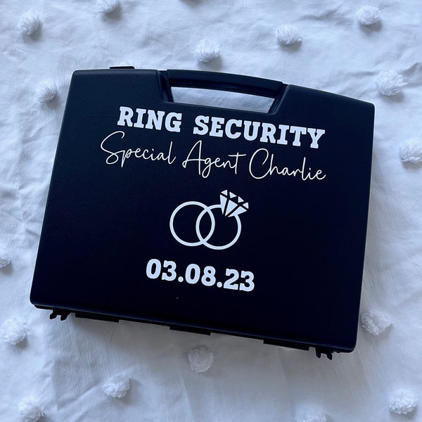 Personalised ring security box