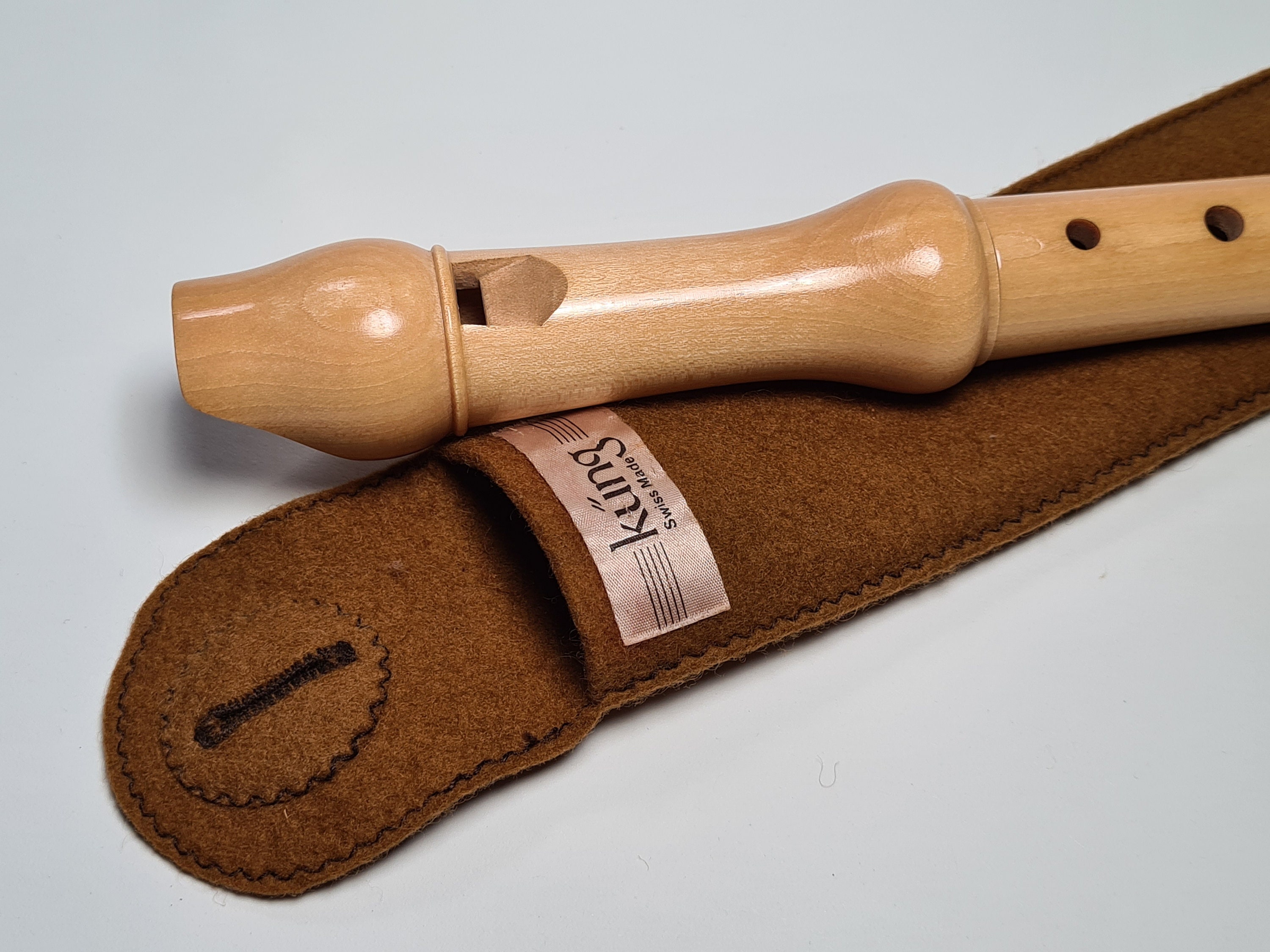 Flauta suiza Kueng con estuche / Küng Blockflöte / Grabadora Etsy España