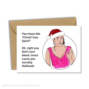 SNL The-Girl-You-Wish-You-Hadn't-Started-A-Conversation-With-At-A-Party Christmas Card, Cecily Strong op Weekend Update Kerstkaarten