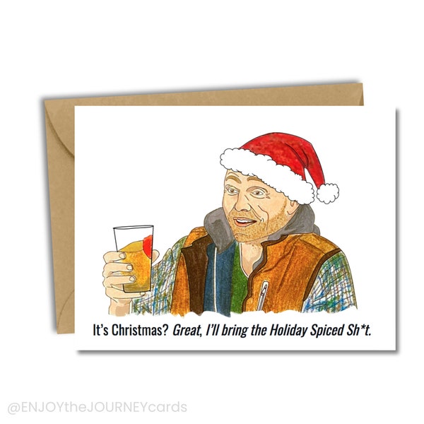 Bill Burr Christmas Card, Bill Burr Sam Adams SNL Christmas Card