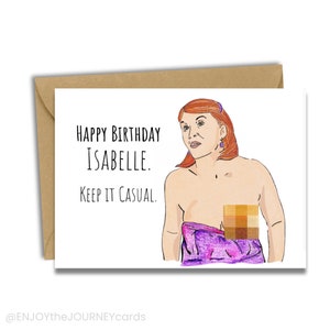 The Office Birthday Card, Meredith Palmer Casual Day Funny Birthday Card - Happy Birthday Card - Greeting Cards