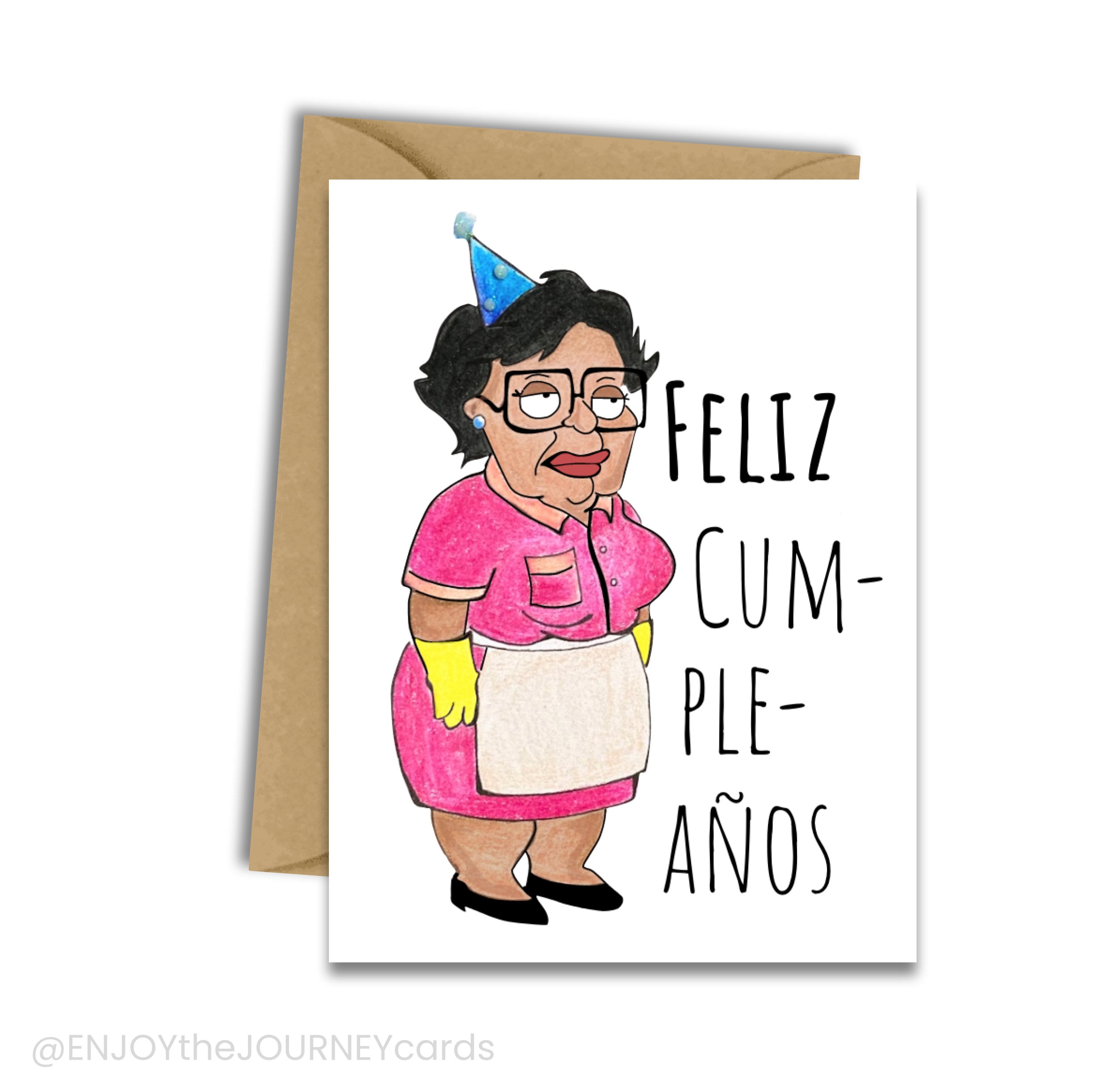 Family Guy Consuela Birthday Card Funny Birthday Blank - Etsy