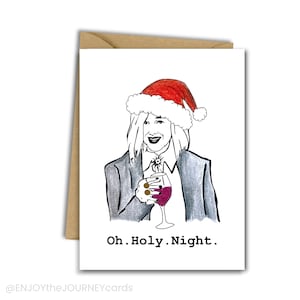 Schitt&#39;s Creek Christmas Card, Moira Rose Oh Holy Night, Schitts Creek Christmas Card