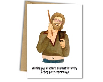Biglietto di auguri per la festa del papà di Cowbell SNL, umorismo su Will Ferrell