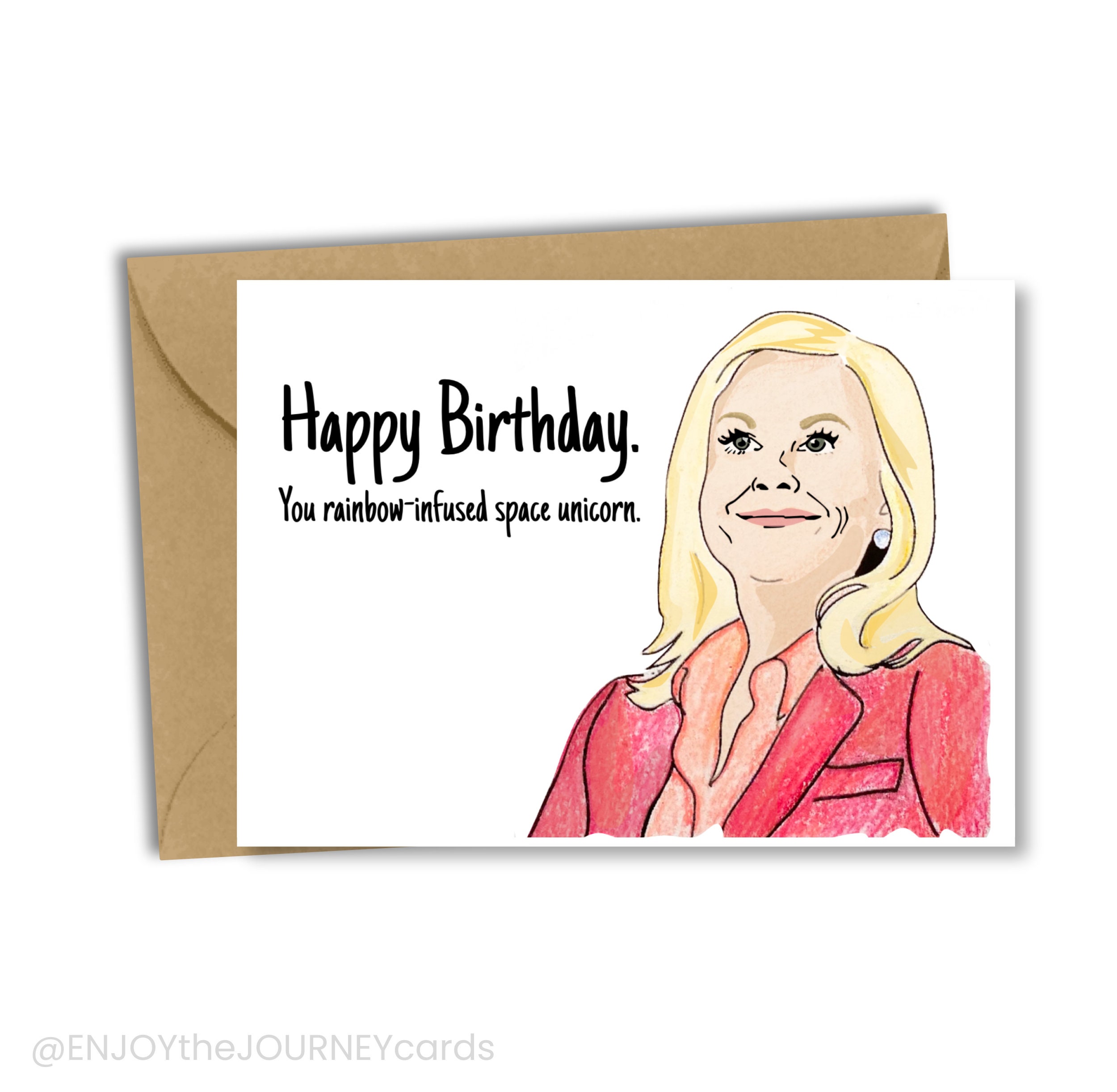 Leslie Knope Quote Birthday Card Parks and Rec Funny Blank - Etsy Ireland