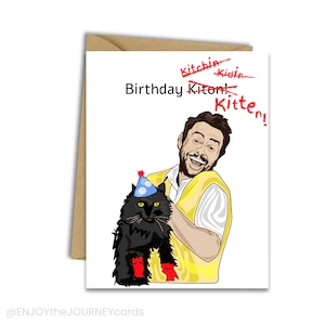 It&#39;s Always Sunny in Philadelphia Birthday Card, Charlie Day &quot;Kitten Mittons&quot; Birthday Card