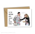 Schitt's Creek Mother's Day Card, David & Moira Rose, Fold in the Cheese Quote Card