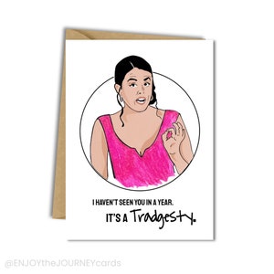 Cartão em branco SNL A-garota-que-você-deseja-que-não-tivesse-iniciado-uma-conversa-com-em-uma-festa, Cecily Strong na atualização de fim de semana Cartão com saudades de você