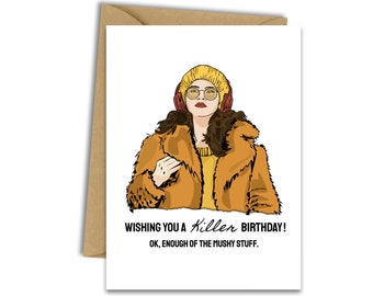 Only Murders in the Building Birthday Card, Mabel Mora Birthday Card