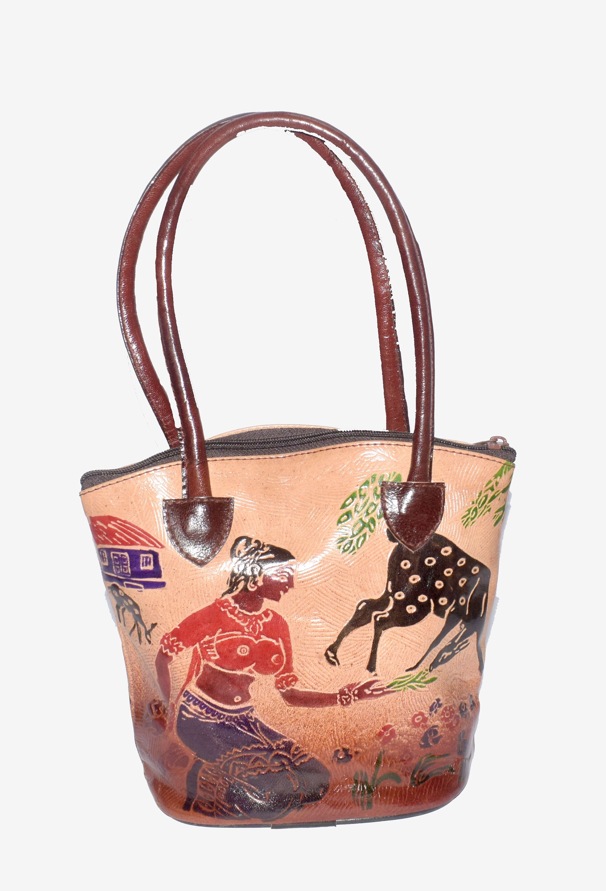 Printed Women Shantiniketan Leather School Bag at Rs 950/piece in North 24  Parganas