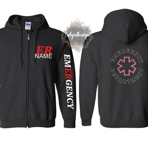 ★SURGERY★ surgery back-forth sweat jacket Neuro Surgery Embroidered Jacket Neuro Team Personalized