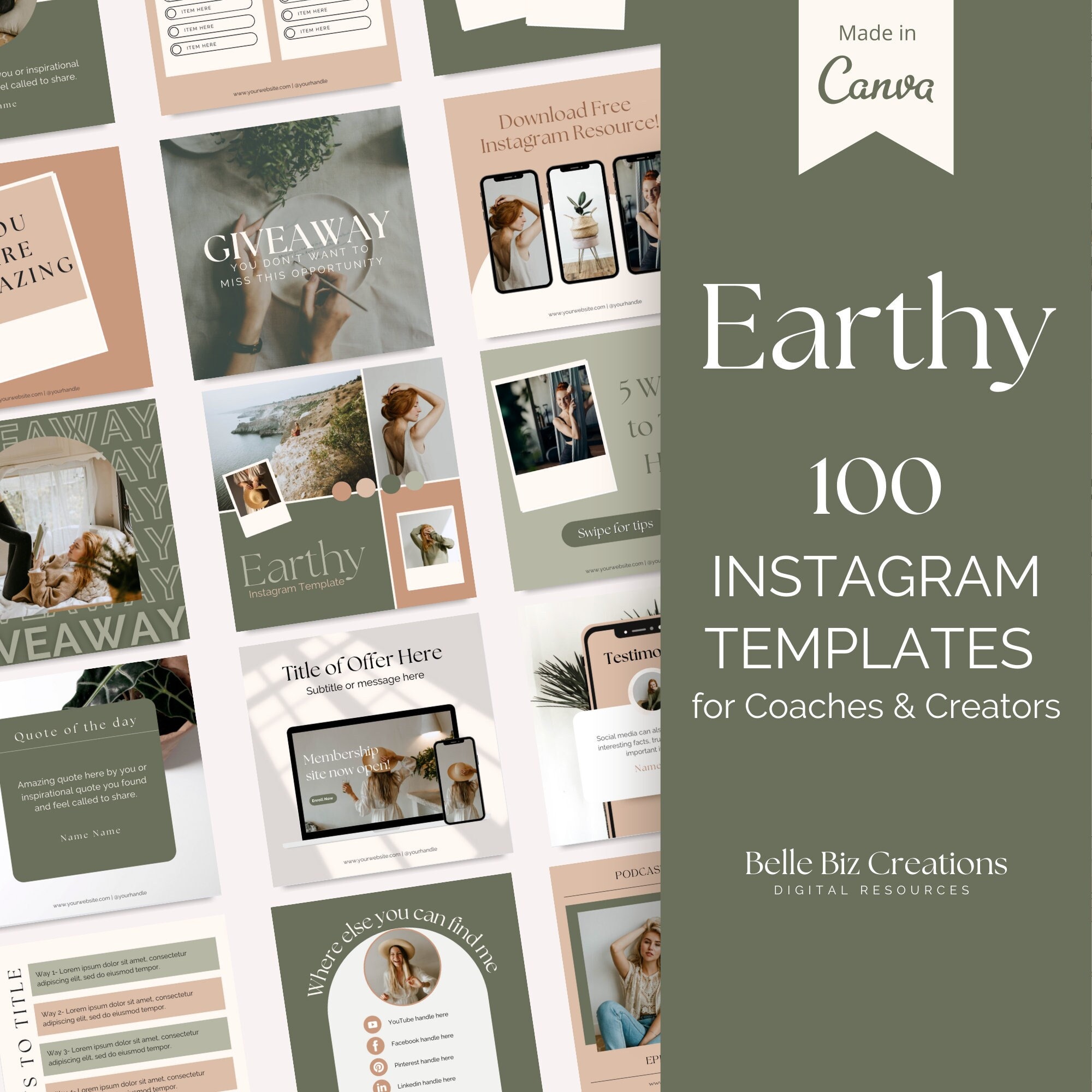 Page 3 - Free, beautiful, and customizable Instagram post templates