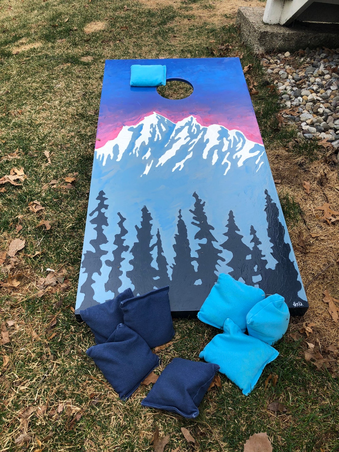 Mountain Lake Vintage Cornhole Game Set