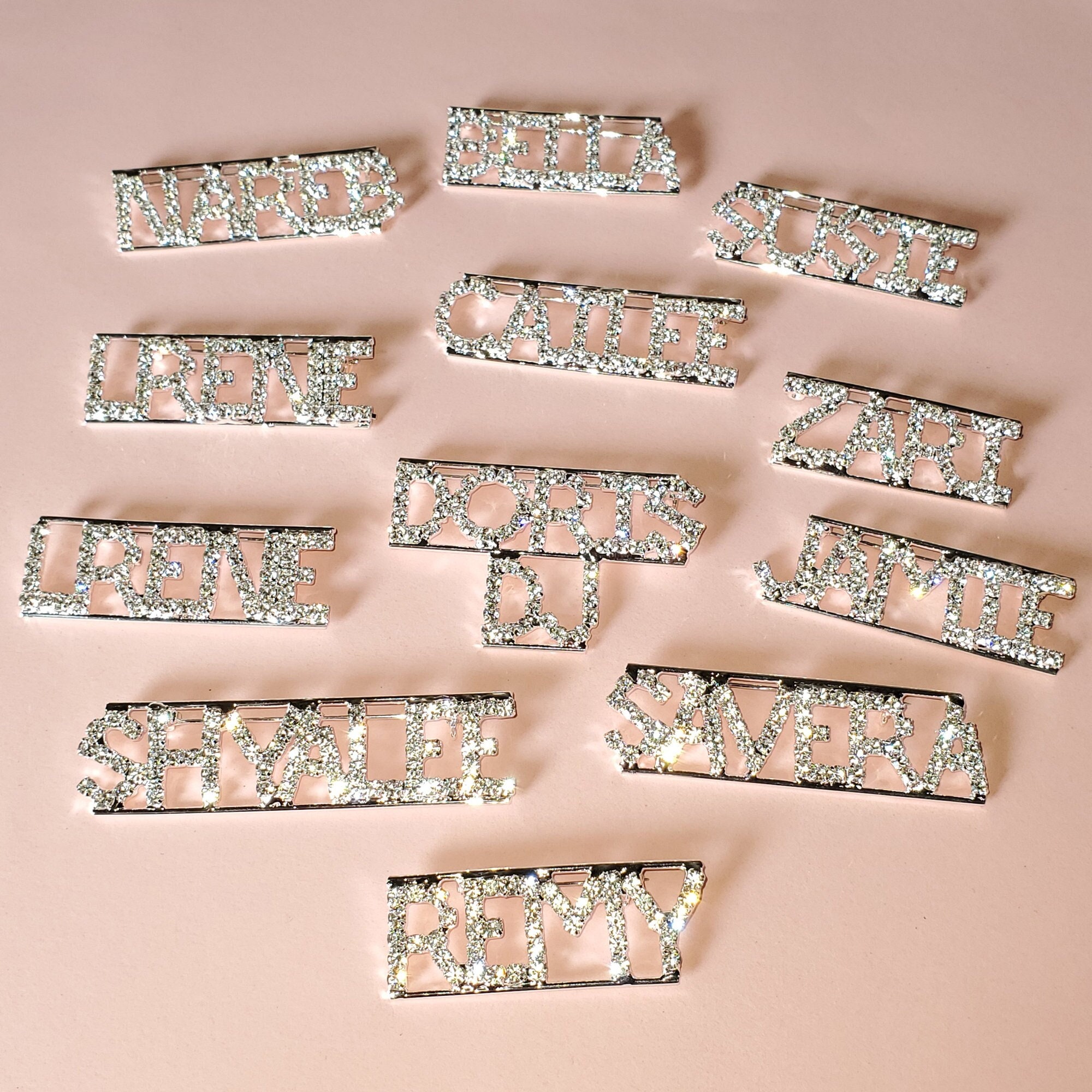 Personalized Letters Lapel Pin Custom Wedding Lapel Pin Name Etsy