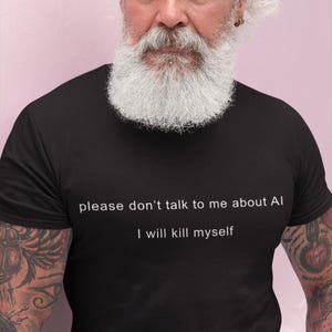 No me hables de IA: mantén el humor con esta camiseta anti inteligencia artificial