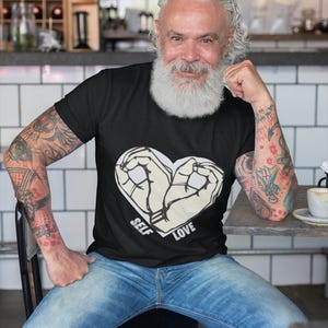 Selbstliebe-Positive Einstellung Unisex Softstyle T-Shirt, lustiges T-Shirt, Inspirational Shirt, Geschenk für Optimist, Motivations-Grafik-T-Shirt