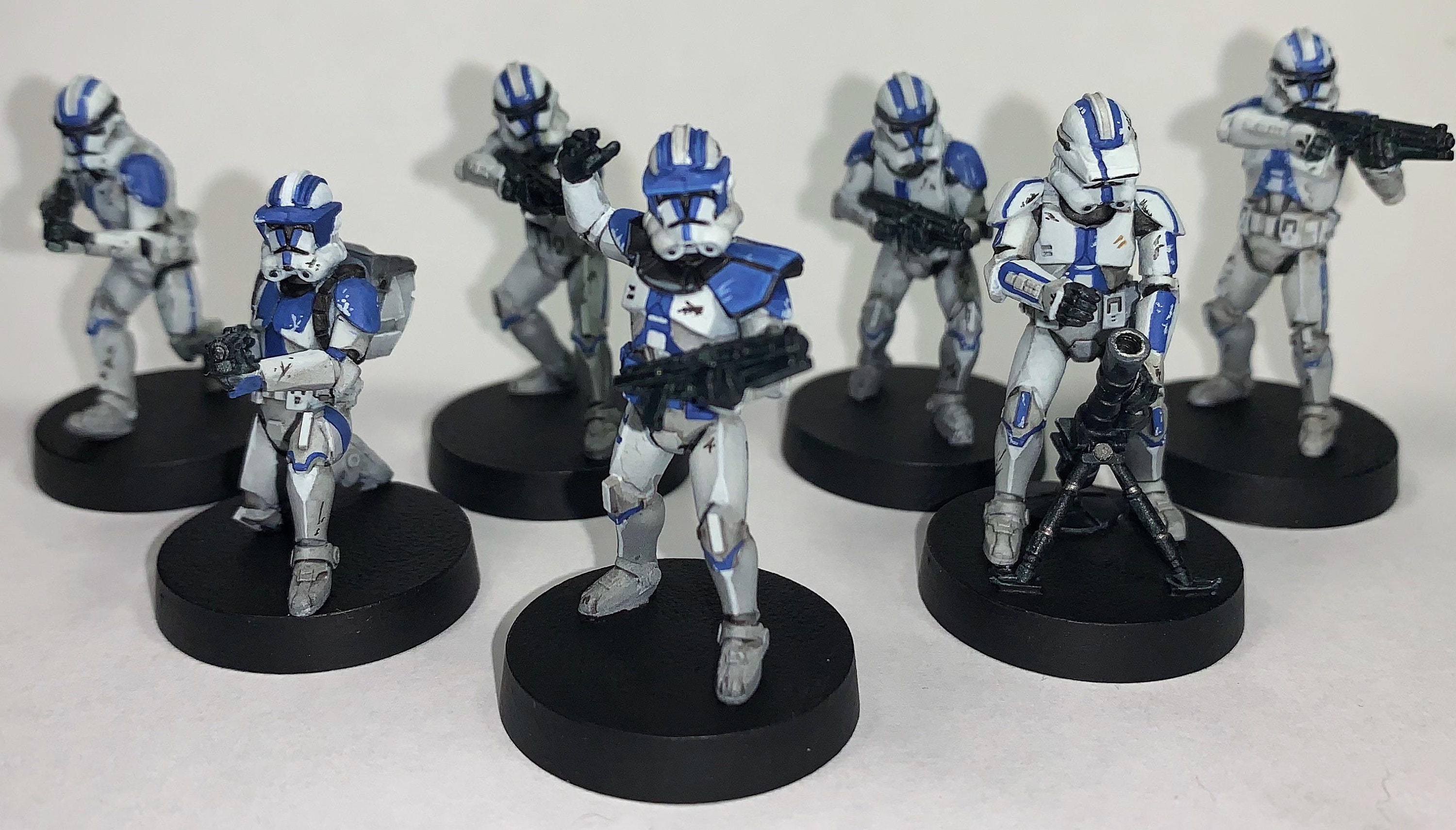 Built to order star wars legion: Phase II Clone Troopers built | Etsy