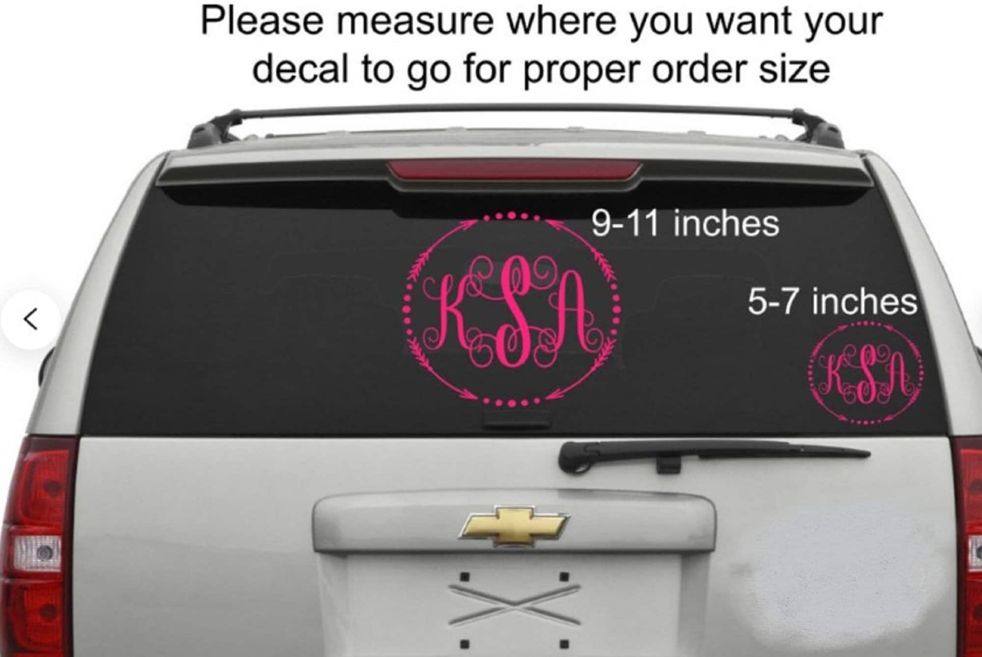Custom Decal Custom Window Decal Personalized Car Decal Etsy