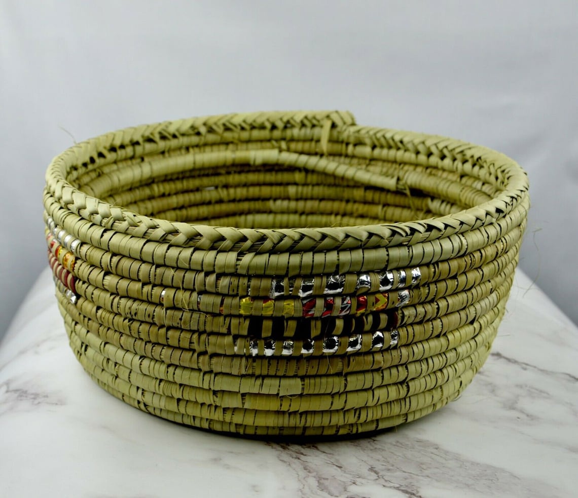 Handmade Water Hyacinth Woven Ecofriendly Basket with Lid Etsy