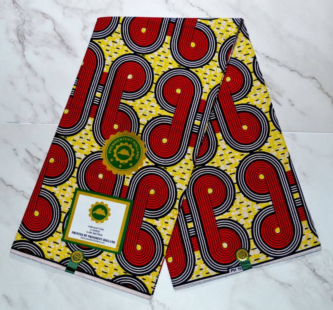 African Wax Print-Ghana Wax-Ankara-100% Cotton-6 Yards Piece | Etsy