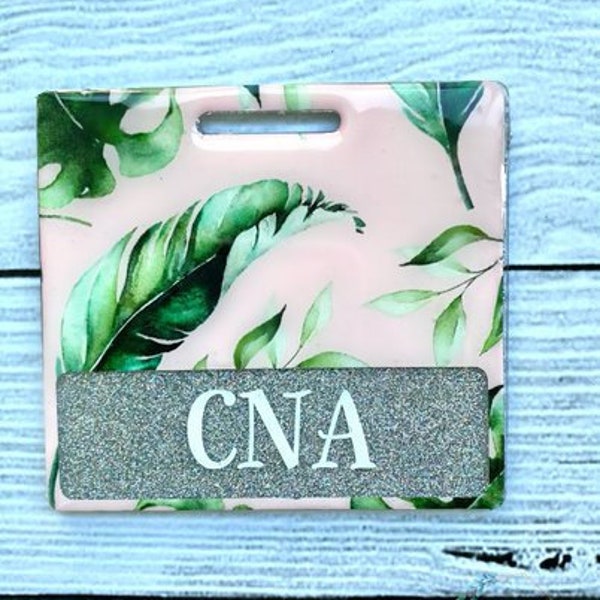 Custom Glitter Badge Buddy Etsy